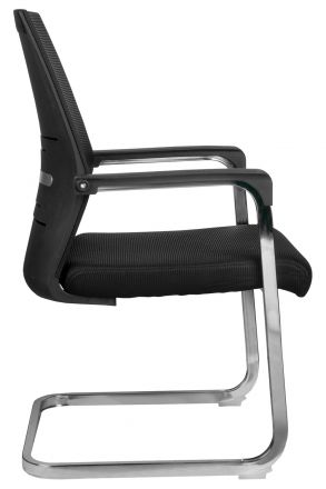 Кресло Like RCH D818 Чёрная сетка на полозьях