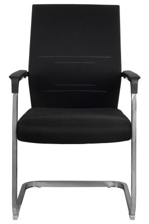 Кресло Like RCH D818 Чёрная сетка на полозьях