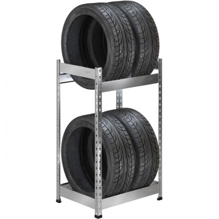 Стеллаж металлический SB 1153х688х525 для хранения 4 шин оцинк