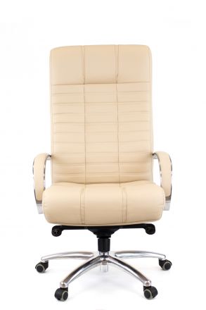 Кресло Everprof Atlant AL M Кожа Бежевый