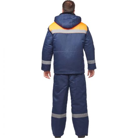 Куртка рабочая зимняя муж з32-КУ син/оранж смес 64-66/170-176 (Арсенал-СП)