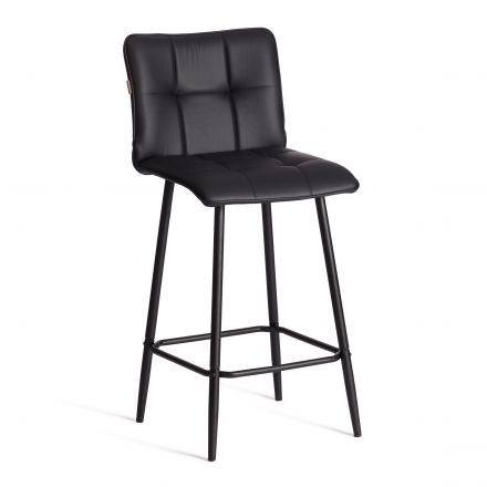 Полубарный стул Bari/Бари экокожа , черный, 42х55х99 см Полубарный стул Bari/Бари экокожа , черный, 42х55х99 см