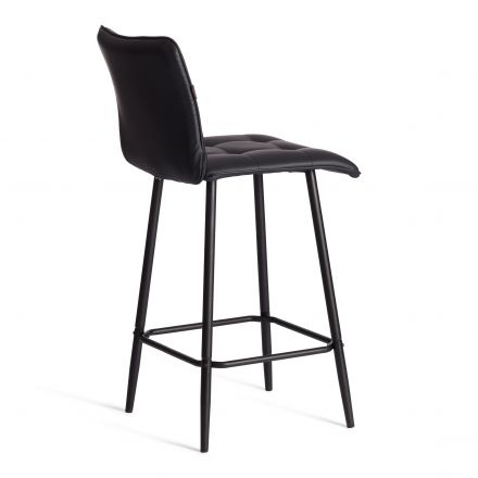 Полубарный стул Bari/Бари экокожа , черный, 42х55х99 см Полубарный стул Bari/Бари экокожа , черный, 42х55х99 см