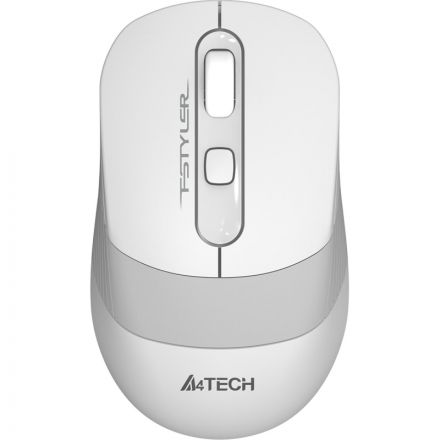 Мышь компьютерная A4Tech Fstyler (FG10 WHITE)бел/сер/2000dpi/беспроводн/3кн