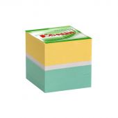 Блок для записей КОМУС запасной 9х9х9 цветной блок 80-100 г