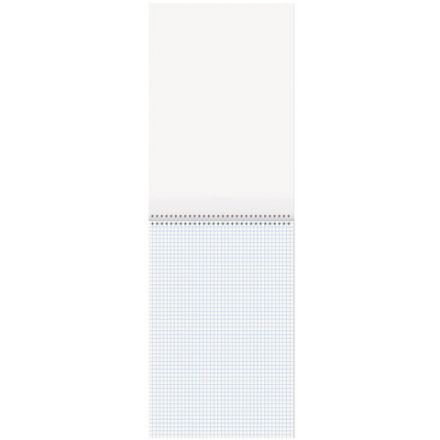 Блокнот БОЛЬШОЙ ФОРМАТ А4 198х297 мм, 80 л., гребень, жесткая подложка, клетка, BRAUBERG, "Abstract", 114358