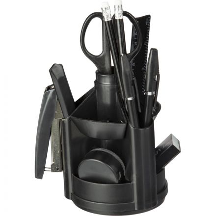 Настольный набор Attache Экономи черный 14 предметов вращающийся