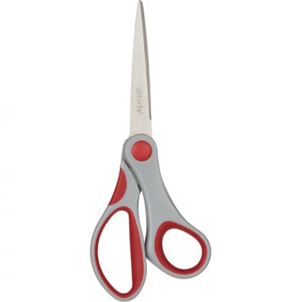Ножницы Attache 180 мм с пластиковыми прорезиненными анатомическими ручками