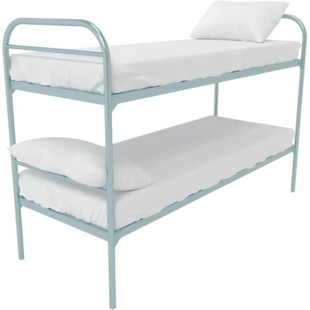 Кровать CAM_металлическая двухъярусная Бюджет+2 800х1900,сетка100х100,2пере