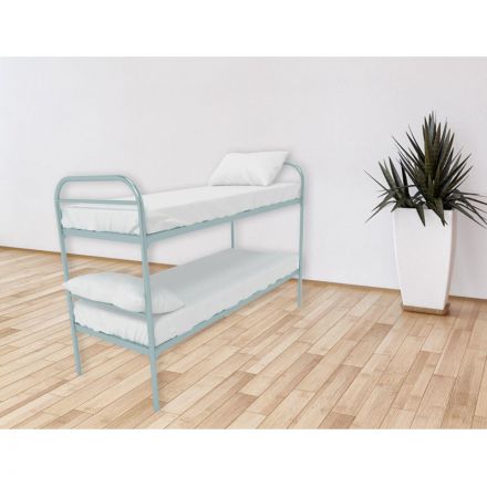 Кровать CAM_металлическая двухъярусная Бюджет+2 800х1900,сетка100х100,2пере