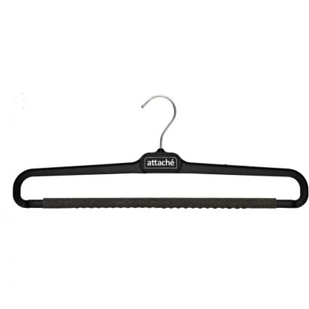 Вешалка-плечики VP_ для брюк Attache С020 с поролоном пласт,чер. р. универс Вешалка-плечики VP_ для брюк Attache С020 с поролоном пласт,чер. р. универс