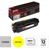 Картридж лазерный Комус 304A CC532A жел. для HP LaserJet CP2025