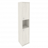 Style Шкаф высокий узкий правый Л.СУ-1.5 (R) Дуб наварра 412*410*1980