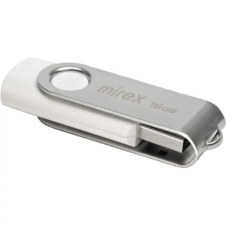 Флеш-память Mirex USB SWIVEL WHITE 16Gb (13600-FMUSWT16 )