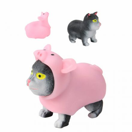 Игрушка-антистресс "Переодевашки ЗВЕРЯШКИ", 8х7 см, ассорти 6 видов, блистер, JOLLY JOT (ДЖОЛЛИ ДЖОТ), 665827