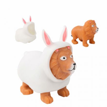 Игрушка-антистресс "Переодевашки ЗВЕРЯШКИ", 8х7 см, ассорти 6 видов, блистер, JOLLY JOT (ДЖОЛЛИ ДЖОТ), 665827