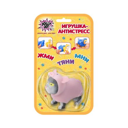Игрушка-антистресс "Переодевашки ЗВЕРЯШКИ", 8х7 см, ассорти 6 видов, блистер, JOLLY JOT (ДЖОЛЛИ ДЖОТ), 665827