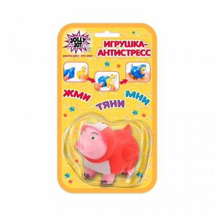 Игрушка-антистресс "Переодевашки ЗВЕРЯШКИ", 8х7 см, ассорти 6 видов, блистер, JOLLY JOT (ДЖОЛЛИ ДЖОТ), 665827