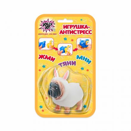Игрушка-антистресс "Переодевашки ЗВЕРЯШКИ", 8х7 см, ассорти 6 видов, блистер, JOLLY JOT (ДЖОЛЛИ ДЖОТ), 665827