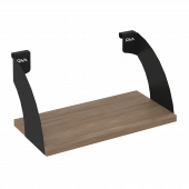 Навесные полки. Кронштейны+ЛДСП полка 400мм MAN-41-4 Дуб аризона/Чёрный металл 400*220*200 Навесные полки. Кронштейны+ЛДСП полка 400мм MAN-41-4 Дуб аризона/Чёрный металл 400*220*200