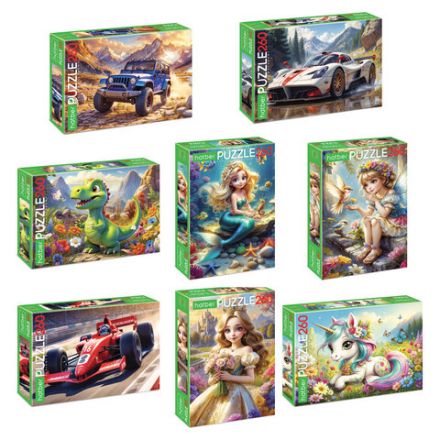 Пазл картонный "ВОЛШЕБНЫЕ МИРЫ" 260 элементов АССОРТИ, 220х330 мм, HATBER Пазл картонный "ВОЛШЕБНЫЕ МИРЫ" 260 элементов АССОРТИ, 220х330 мм, HATBER