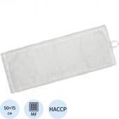 Насадка МОП плоская микрофибра 50x15 см белая