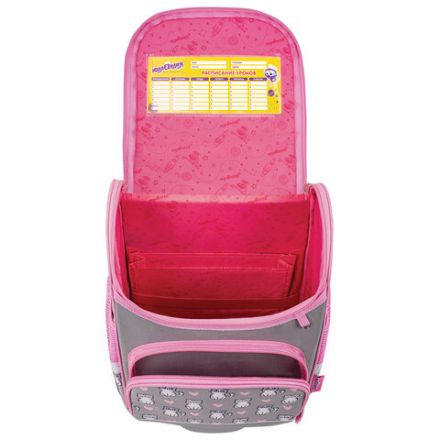 Ранец ЮНЛАНДИЯ WISE, 1 отделение, 3 кармана, устойчивое дно, "Sweet whiskers", 37x29х15 см, 272075