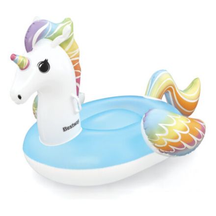 Надувная игрушка-наездник "Единорог" с ручками, 155x119 см, от 3 лет, до 45 кг, BESTWAY, 41114