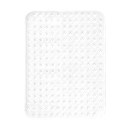 Коврик для ванны противоскользящий 70х38 см, "Полусферы", прозрачный, ПВХ, присоски, PRIMILA (ПРИМИЛА), 700382