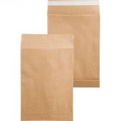 Пакет Bong Gusset В4 из крафт-бумаги 130 г/кв.м стрип (200 штук в упаковке)