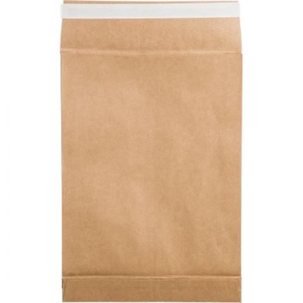 Пакет Bong Gusset В4 из крафт-бумаги 130 г/кв.м стрип (200 штук в упаковке)