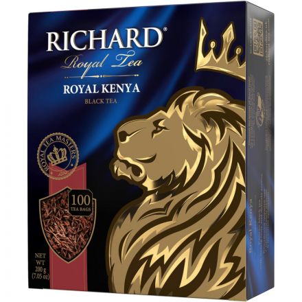 Чай Richard Royal Kenya черный, 100 пак Чай Richard Royal Kenya черный, 100 пак