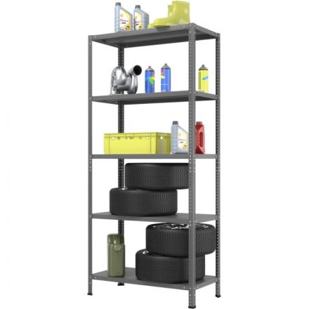 Стеллаж металлический Ульт_Everest-100-50/100/200-5-C (Разборный) RAL 7015 Стеллаж металлический Ульт_Everest-100-50/100/200-5-C (Разборный) RAL 7015