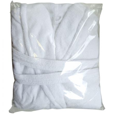 Халат махровый, шалька, размер 56, 400г/м2, белый