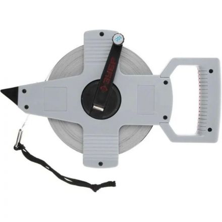 Лента мерная стальная геодезическая ЗУБР  100 м, Профессионал (34181-100)