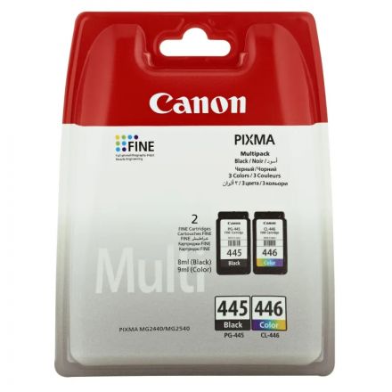 Картридж струйный Canon PG-445/CL-446(8283B004/008) чер/цв дляMG2440(2ш/уп) Картридж струйный Canon PG-445/CL-446(8283B004/008) чер/цв дляMG2440(2ш/уп)