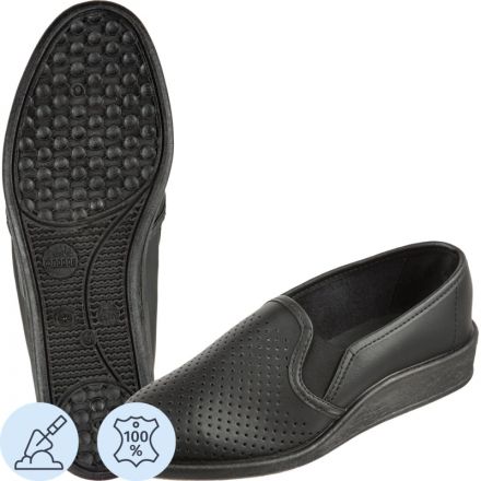 Туфли Таня жен.нат.кожа черные(р.37)(245) (55-01/55110105)