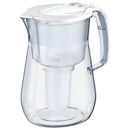 Кувшин-фильтр для очистки воды АКВАФОР "Прованс А5", 4,2 л, со сменной кассетой, белый, 519168