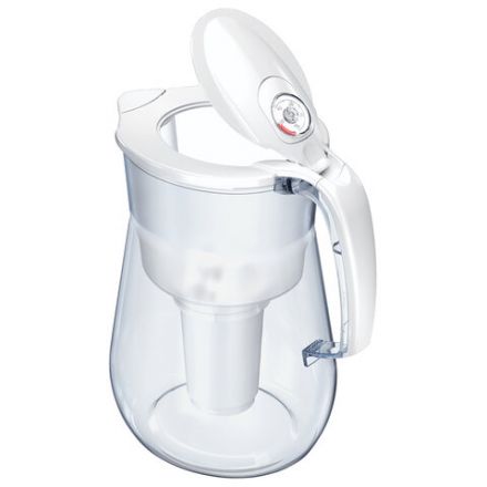 Кувшин-фильтр для очистки воды АКВАФОР "Прованс А5", 4,2 л, со сменной кассетой, белый, 519168