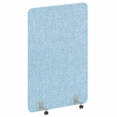 R-line soft Перегородка на металлических опорах, на роликах AP.R-120-180 Romeo 09/Серый металл 1200*18*1800