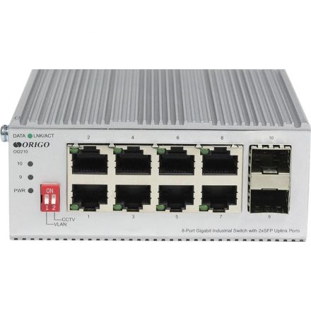 Коммутатор Origo OI2210/A1A промышленный неуправляемый