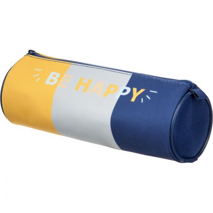 Пенал №1School Casual син+серый+желт ПМО 05-20  ткань,210x70