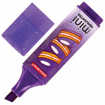 Набор текстовыделителей мини с принтами, 12 ЦВЕТОВ, BRAUBERG, 6 неоновых цветов + 6 пастельных цветов, линия 1-5 мм, 152537