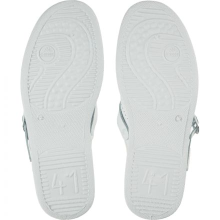 Сабо Ионел мужские из натуральной кожи белые (размер 41)