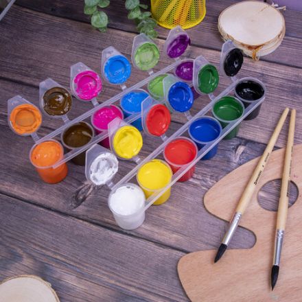 Гуашь BRAUBERG "PREMIUM", 12 цветов по 25 мл, 191700 Гуашь BRAUBERG "PREMIUM", 12 цветов по 25 мл, 191700