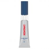 Клей универсальный Супер-клей КОНТАКТ гель, 3 г, арт. КМ 288 - 312 ГЛ