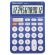 Калькулятор настольный BRAUBERG STYLE-12-BL (157х106 мм), 12 разрядов, двойное питание, СИНИЙ, 272966