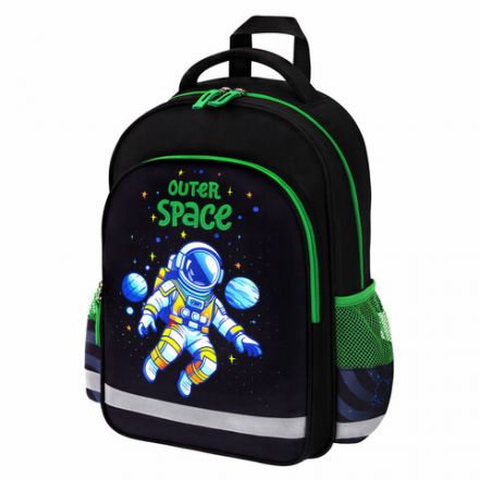 Рюкзак ПИФАГОР SCHOOL, 1 отделение, 3 кармана, "Outer space", 38x28х14 см, 273173
