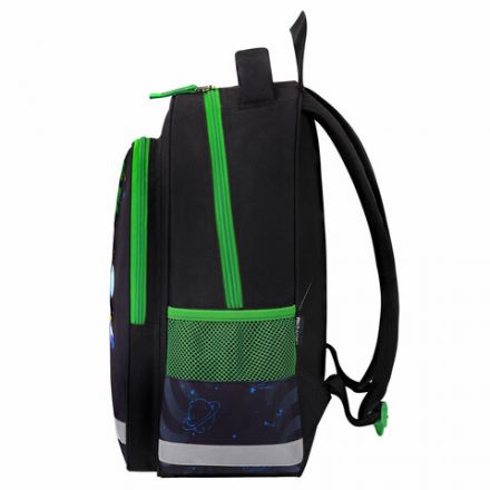 Рюкзак ПИФАГОР SCHOOL, 1 отделение, 3 кармана, "Outer space", 38x28х14 см, 273173