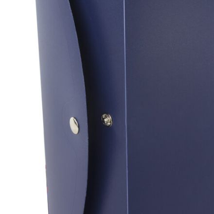 Короб архивный (330х245 мм), 70 мм, пластик, разборный, до 750 листов, синий, 0,7 мм, STAFF, 237274